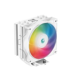   Deepcool cpu cooler - ag400 wh argb (31,6 pcs; max, 128,93 m3/h; 4pin, 4 pcs heatpipe, 12cm, pwm, a-rgb led, white)