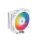 Deepcool cpu cooler - ag400 wh argb (31,6 pcs; max, 128,93 m3/h; 4pin, 4 pcs heatpipe, 12cm, pwm, a-rgb led, white)