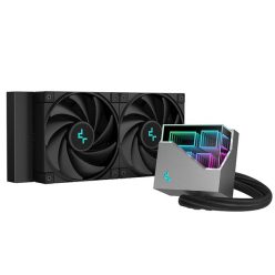   Deepcool cpu water cooler - lt520 (max 19db; max. 145,86 m3/h; 2x12cm)