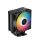Deepcool cpu cooler - ag400 digital argb (31,6 pcb; max, 128,93 m3/h; 4pin connector, 4 heatpipe, 12cm, pwm, a-rgb)