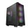 Deepcool számítógépház - cc560 mesh v2 (fekete, ablakos, 4x12cm a-rgb ventilátor, atx, 2xusb3.0, fekete)