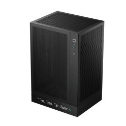   Deepcool computer case - ch170 digital (black, mini-itx, 2xusb3.0, type-c, black)