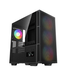   Deepcool számítógépház - ch560 digital (fekete, 3x14cm +1x12  a-rgb ventilllátor, e-atx, 2xusb3.0)