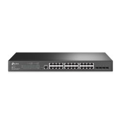   Tp-link switch smart - tl-sg3428 jetstream (l2,l2+; ipv6; 24port 1gbps + 4port 1gbps sfp + console port)