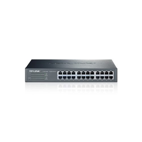 Tp-link switch  - tl-sg1024d (24 port, 1000mbps; fém ház)
