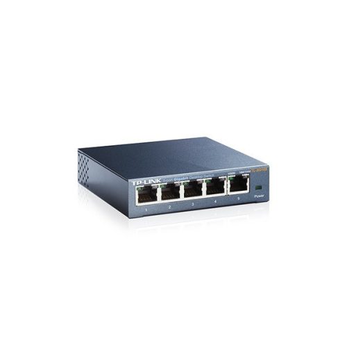 Tp-link switch  - tl-sg105 (5 port, 1000mbps; fém ház)