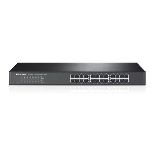 Tp-link switch  - tl-sf1024 (24 port, 100mbps; fém ház, rackbe szerelhető)