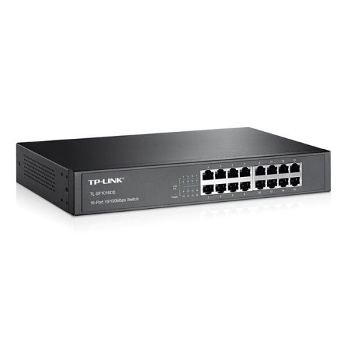 Tp-link switch  - tl-sf1016ds (16 port, 100mbps; fém ház)