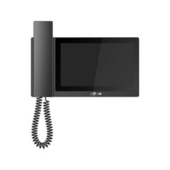   Dahua ip video kaputelefon - vth5421e-h (beltéri egység, 7" touch screen, riasztó 6 be/1ki, rs485, sd, i/o, poe, fekete)