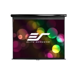   Elitescreens 100" (16:9) manuális fali vászon m100uwh (221 x 125 cm, fekete váz)
