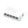 Mercusys switch - ms105 (5 port 100mbps; műanyag ház)
