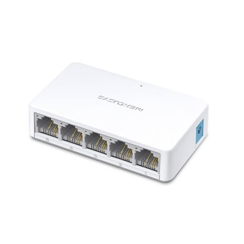 Mercusys switch - ms105 (5 port 100mbps; műanyag ház)