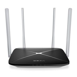   Mercusys router wifi ac1300 - ac12 (400mbps 2,4ghz + 867mbps 5ghz; 4port 100mbps, wpa2)