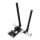 Mercusys hálózati adapter wifi axe5400 - ma86xe (pcie; 2402mbps 6ghz + 2402mbps 5ghz + 574mpbs 2,4ghz; bt5.2; wpa3)
