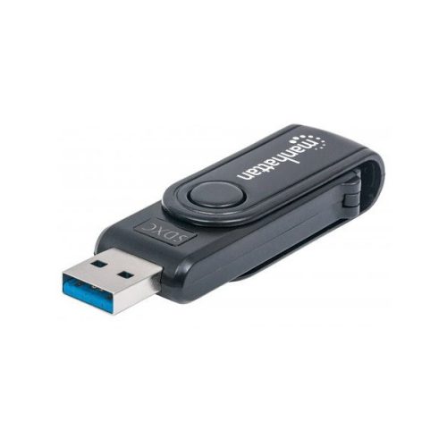 Manhattan kártyaolvasó - 24in1 usb3.0 külső író/olvasó