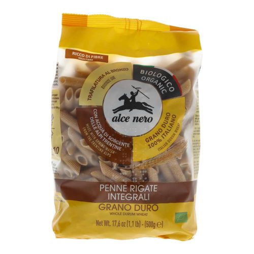 Alce nero organic wholemeal penne 500g