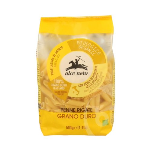 Alce nero organic durum pasta penne 500g