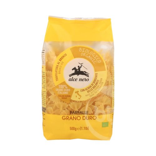 Alce nero organic durum farfalle (masni) 500g