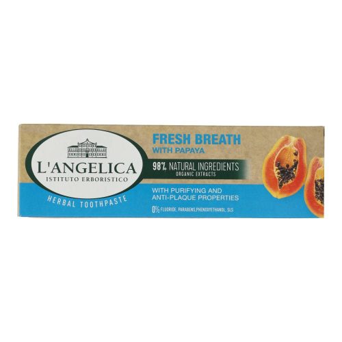Langelica herbal fogkrém fresh breath papaya 75 ml