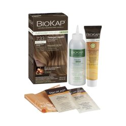   Biokap nutricolor rapid permanent hair dye nr 7.33 golden wheat blond 135 ml