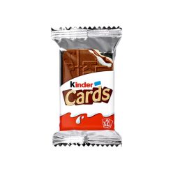   Kinder kártya alakú, tejes és kakaós töltelékkel töltött ropogós ostya 25,6 g