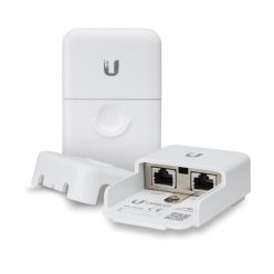   Ubiquiti túlfeszültségvédő - ethernet surge protector (2x rj45; 90v@100v/s; 700v@1kv/µs; af poe támogatás)