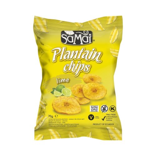 Samai plantain főzőbanán chips lime 70g
