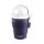 Ibili double-walled metal thermo cup 500ml with cereal holder lid and spoon