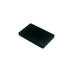   Approx külső ház 2,5" -  usb2.0, sata, 9.5mm magas hdd kompatibilitás, fekete