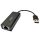 Approx cable converter - usb2.0 to rj45 (10/100) black