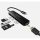 Approx usb hub - type-c 5in1 hub (2db usb3.0, 1db microsd 1db sd card, 1db hdmi 4k30hz) black