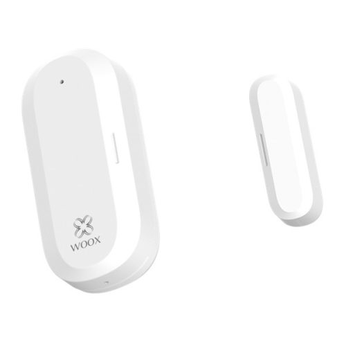 Woox smart zigbee nyitásérzékelő - r7047 (ajtó/ablaknyitás érzékelés, 2xcr2032, zigbee 3.0)