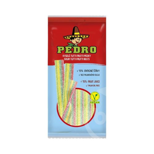 Pedro tutti frutti belt gumicukor vegán 80g