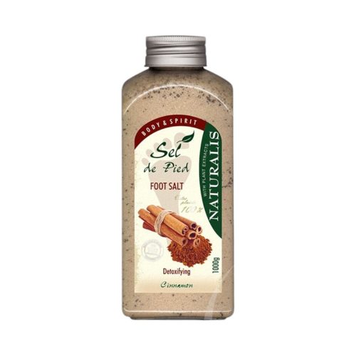 Naturalis foot bath salt with detoxifying cinnamon 1000g