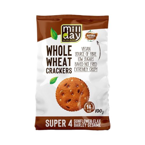 Mill day teljes kiőrlésű kréker 4 magvas 100g