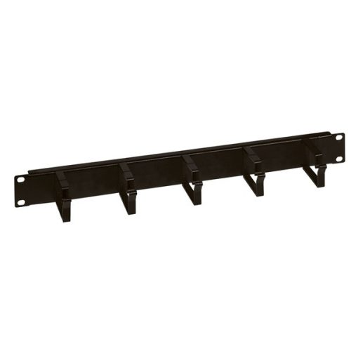 Legrand vízszintes rendezők - 1u, 19", gyűrűs, műanyag, csavaros rögzítés, vízszintes irányú