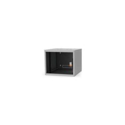   Legrand rackszekrény - 19" fali kivitel (12u, 626x600x450, szürke,egyrekeszes, üvegajtós, készre szerelt, max.65 kg)