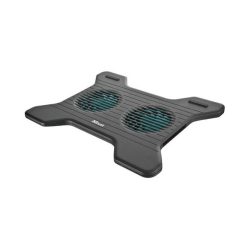   Trust notebook hűtő pad - xstream breeze (állítható dőlésszög; usb-ről működő 2x ventilátor; fekete)