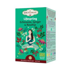   Shoti maa bio lifespring echinacea, gyömbér és csipkebogyó tea 16x2g 32g