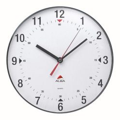   Falióra, mágneses hátlappal, 25 cm, ALBA "Classic", fekete