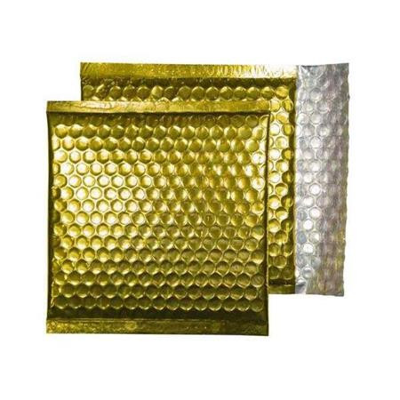 Air cushion pouch, CD, 165x165 mm, BLAKE, shiny gold