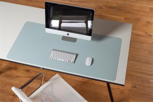 Book mat, PP, 120x60 cm, RS OFFICE, "Puro Sens Stijl Soft Aqua"