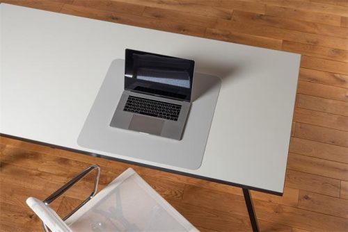 Book mat, PP, 60x60 cm, RS OFFICE, "Puro Sens Stijl Stone White"