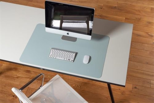 Book mat, PP, 90x60 cm, RS OFFICE, "Puro Sens Stijl Soft Aqua"