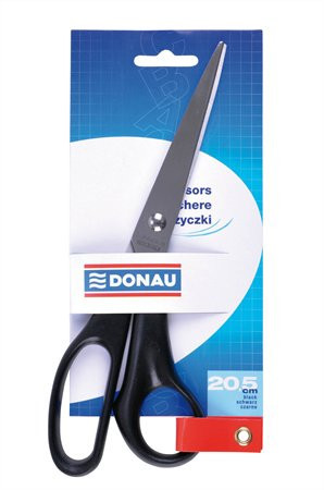 Office scissors, 20,5 cm, DONAU, black