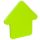 Sticky note pad, arrow-shaped, 50 sheets, DONAU, green