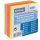 Sticky note pad, 76x76mm, 400 sheets, DONAU, mixed neon colours