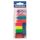 Marker label, plastic, label and arrow shape, 8x25 sheets, 12x45/42 mm, DONAU, neon colour