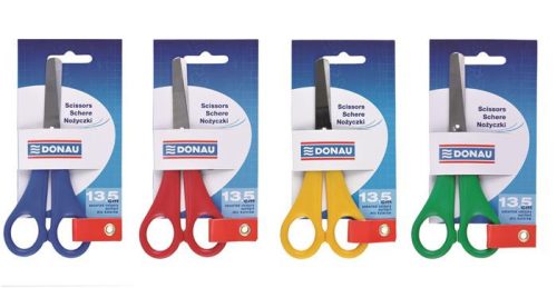 Scissors, school, 13,5 cm, DONAU, mixed