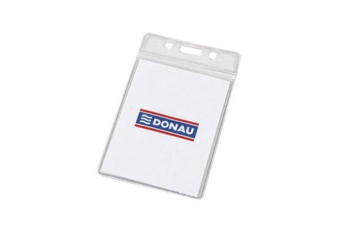 Identification card holder, 60x105 mm, flexible, standing, DONAU